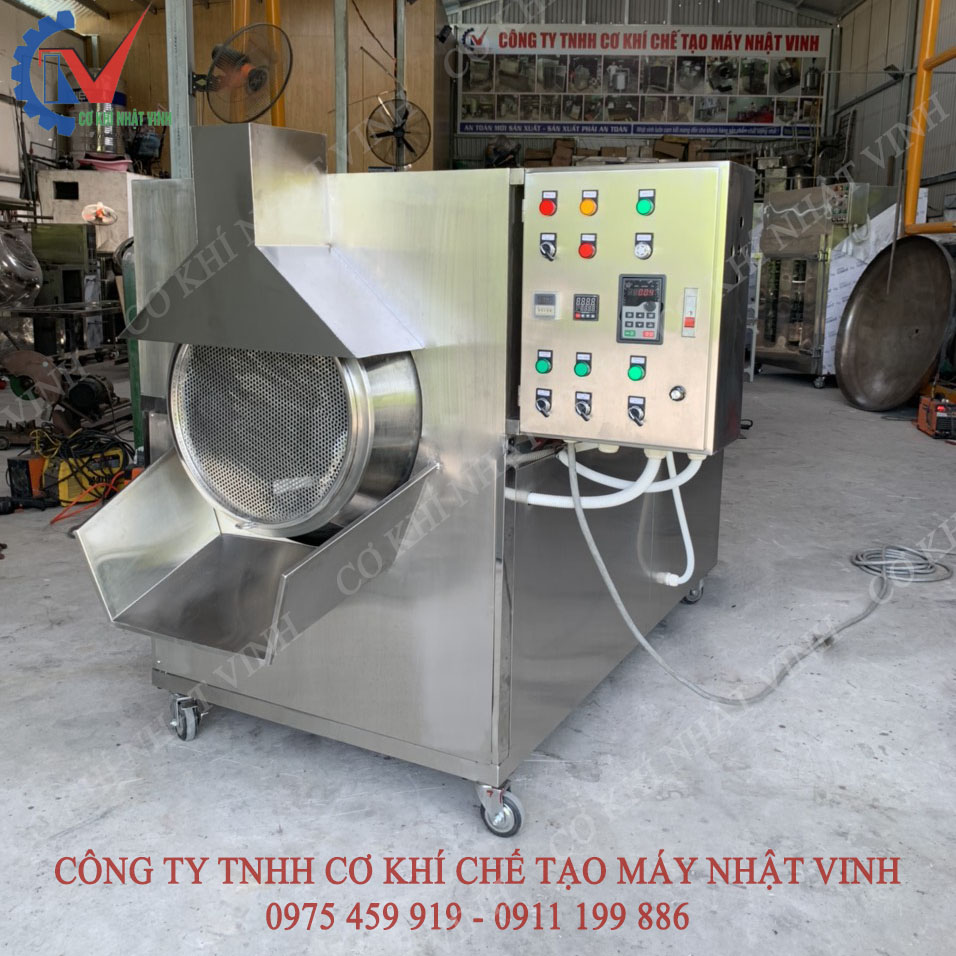 Máy rang hạt đa năng, Máy rang cà phê, Máy rang hạt điều