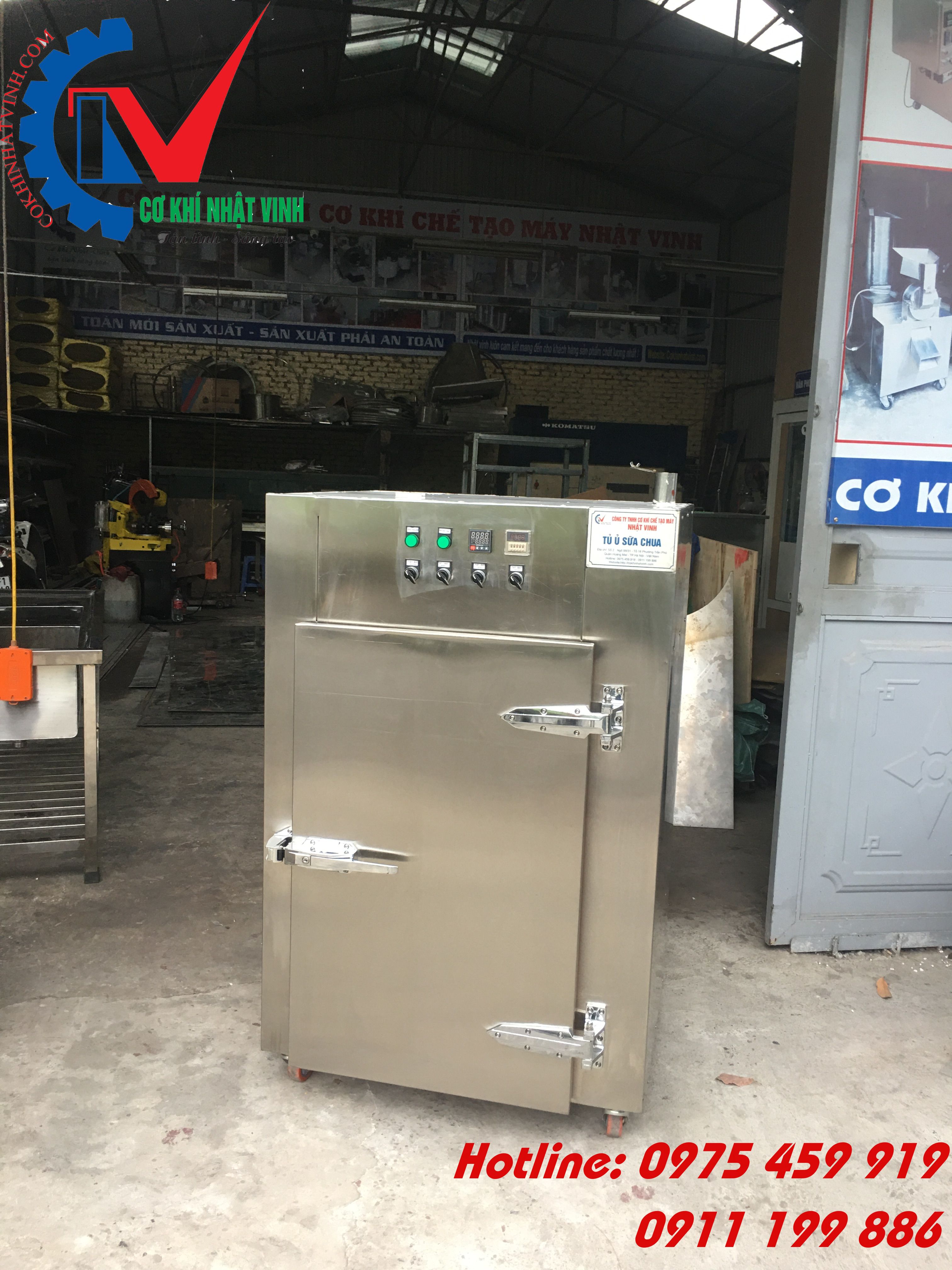 tủ ủ sữa chua công nghiệp