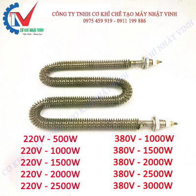 Điện trở sấy M cánh tản, thanh nhiệt sấy khô chữ M cánh tản, điện trở sấy cánh tản