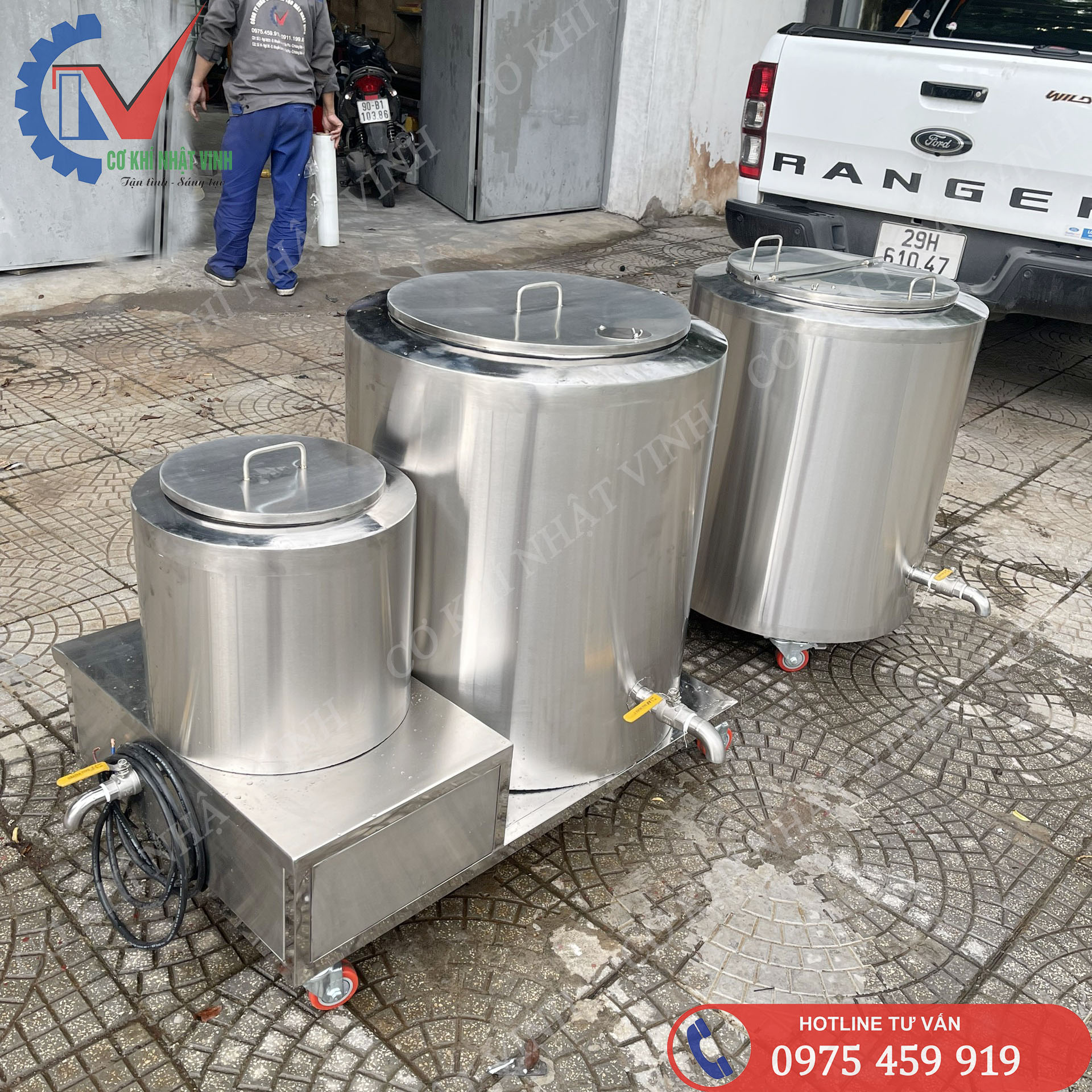 Nồi nấu phở đôi 3 lớp
