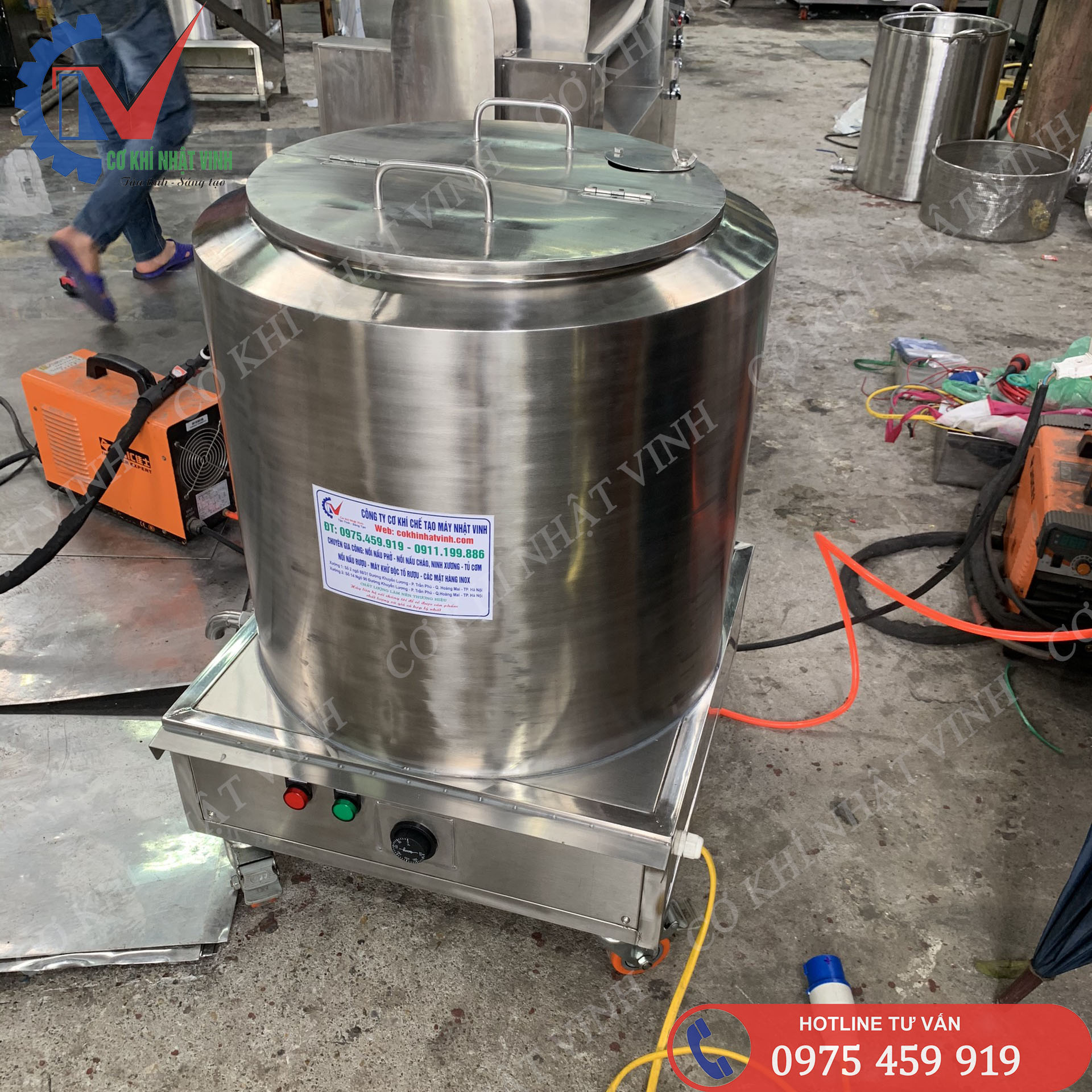 Nồi nấu phở đơn 2 lớp