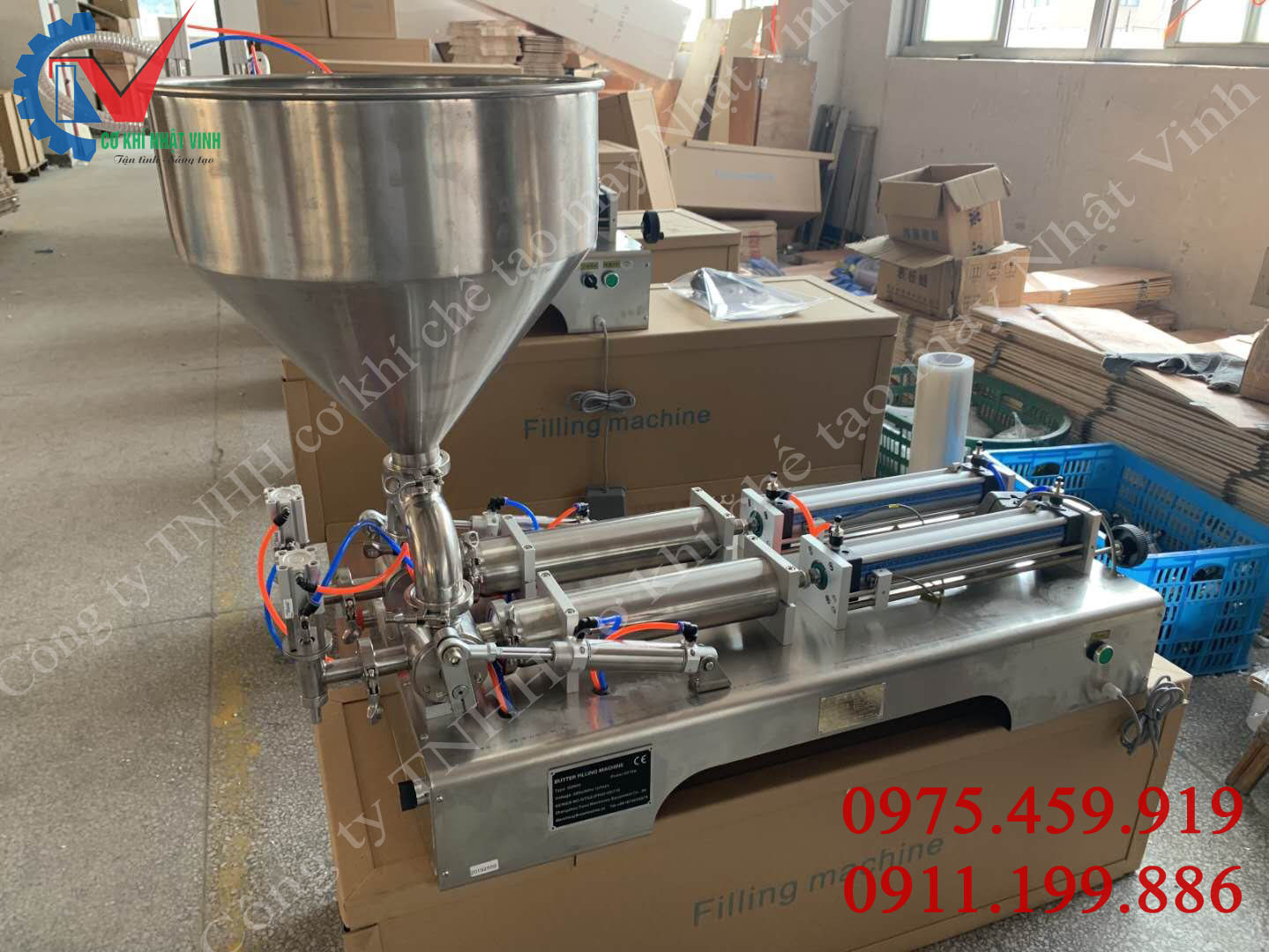 Máy chiết rót dung dịch 2 đầu chiết