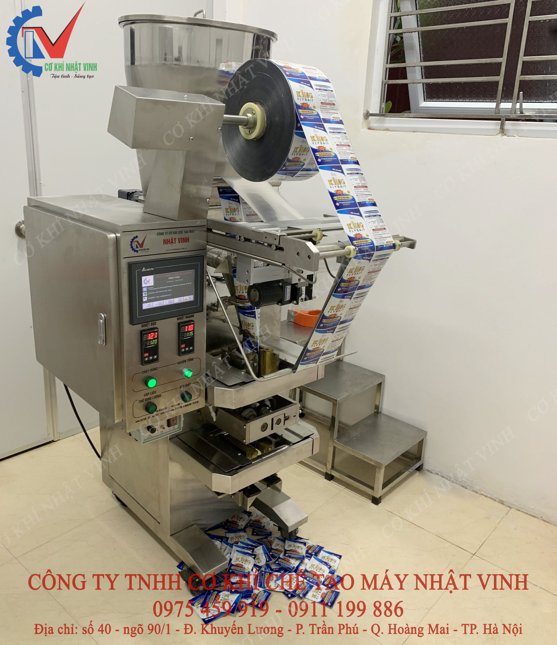 Máy đóng gói trục vít nằm ngang, máy đóng gói bột đa năng tự động, máy đóng gói định lượng