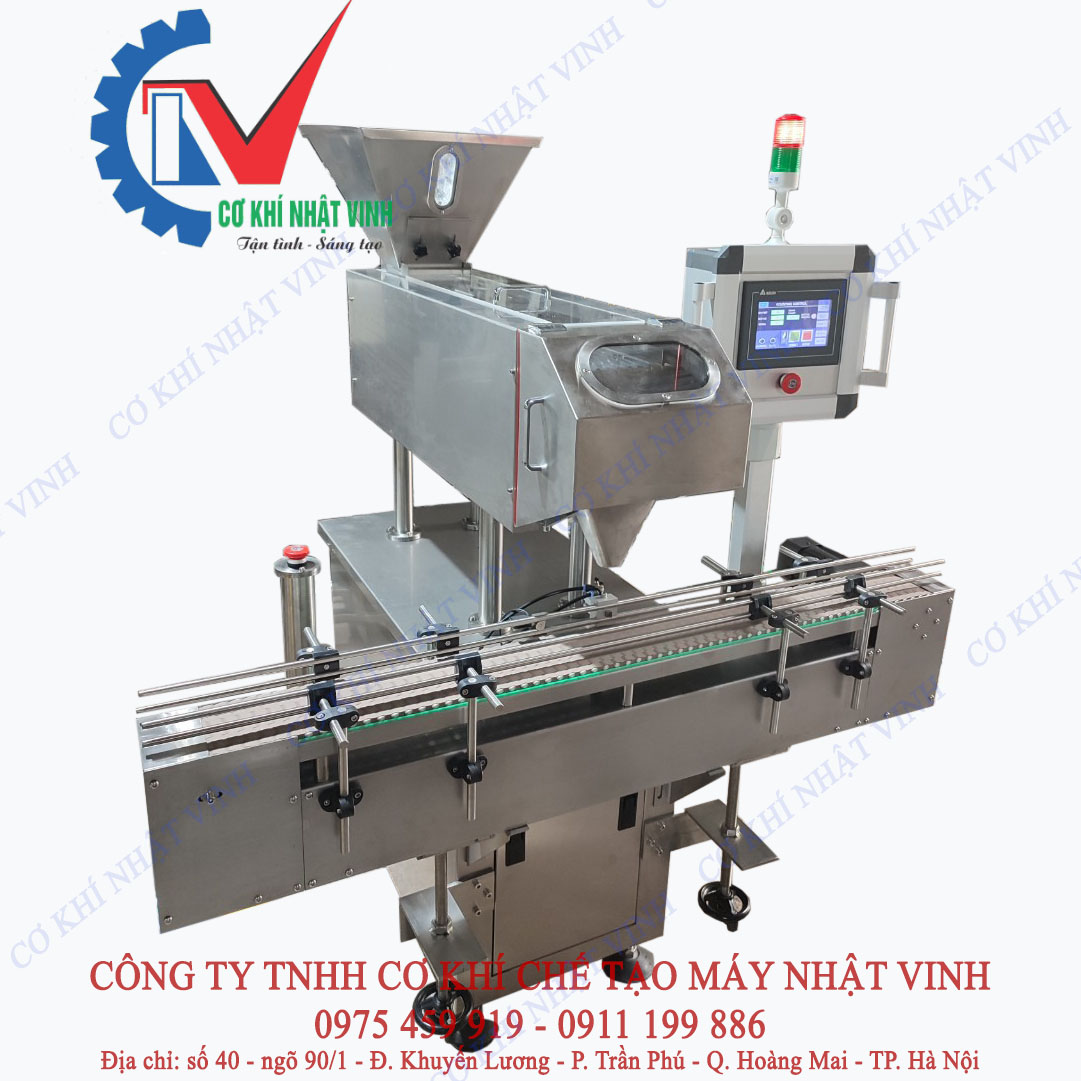 Máy đếm viên điện tử 8line - NB, Máy đếm viên tự động, Máy đếm viên thuốc