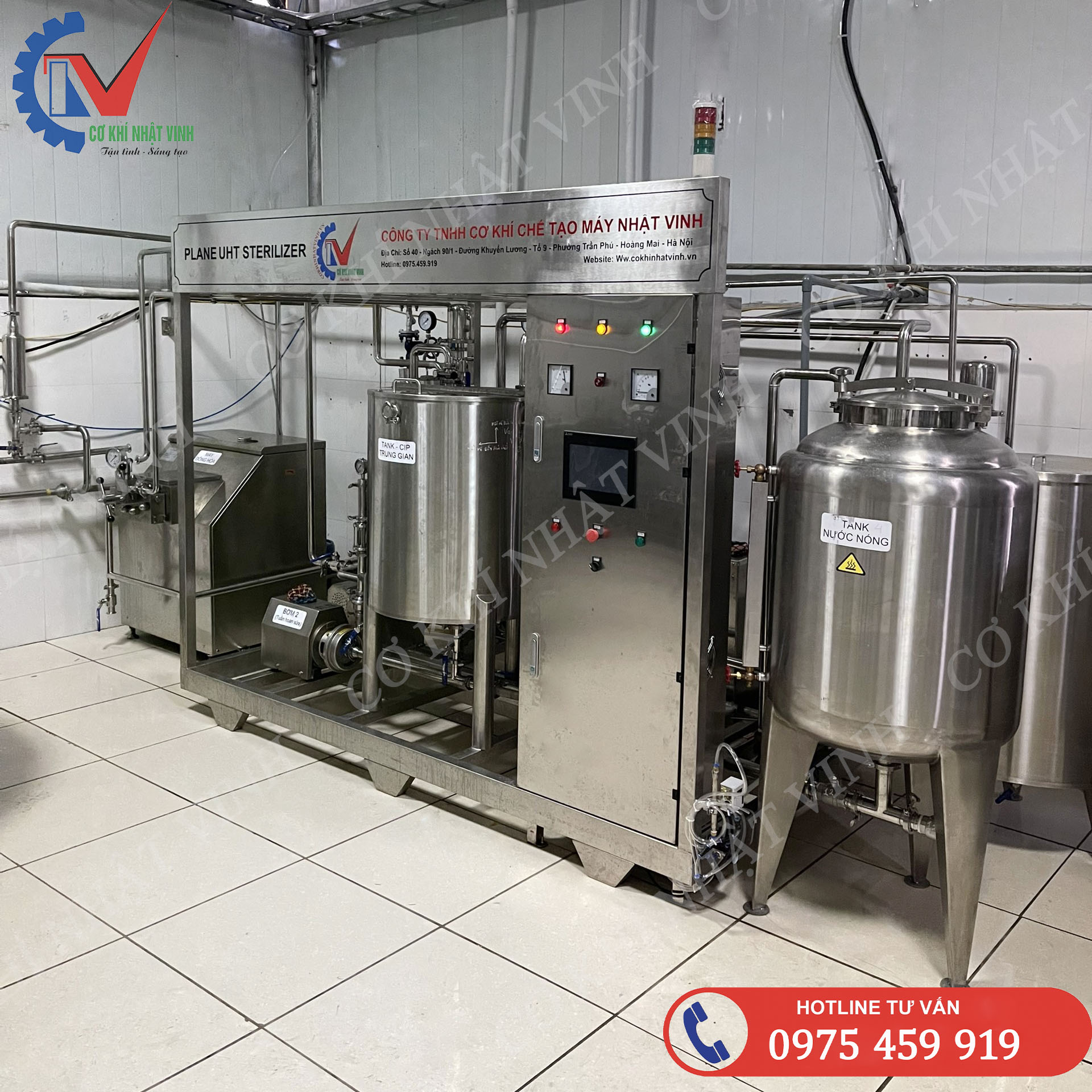 THIẾT BỊ THANH TRÙNG UHT DẠNG TẤM BẢN